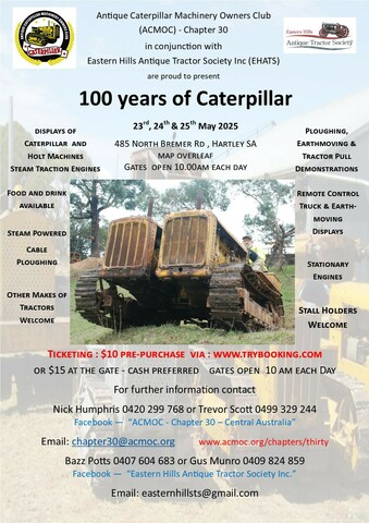 100 Years of Caterpillar Flyer Portrait Ver 7